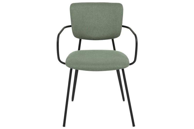 Sæt med 2 spiseborde Elko - Grøn, sort - Møbler - Stole & lænestole - Spisebordsstole & køkkenstole