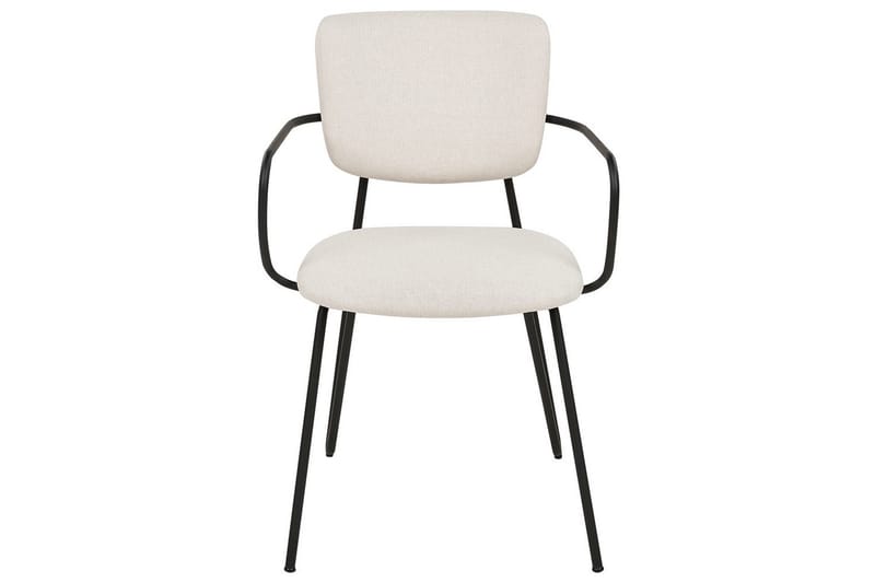 Sæt med 2 spiseborde Elko - Hvid, Sort - Møbler - Stole & lænestole - Spisebordsstole & køkkenstole