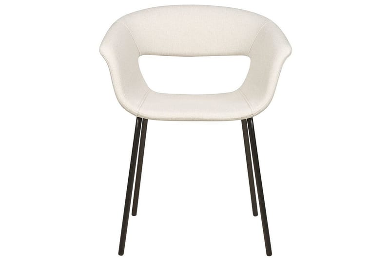 Sæt med 2 spiseborde Elma - Beige, sort - Møbler - Stole & lænestole - Spisebordsstole & køkkenstole