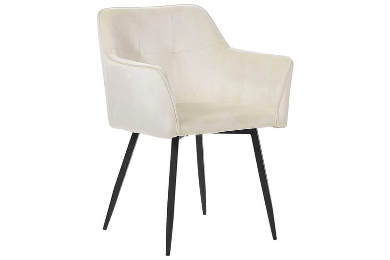 Sæt med 2 spiseborde Jasmin - Beige, sort - Møbler - Stole & lænestole - Spisebordsstole & køkkenstole