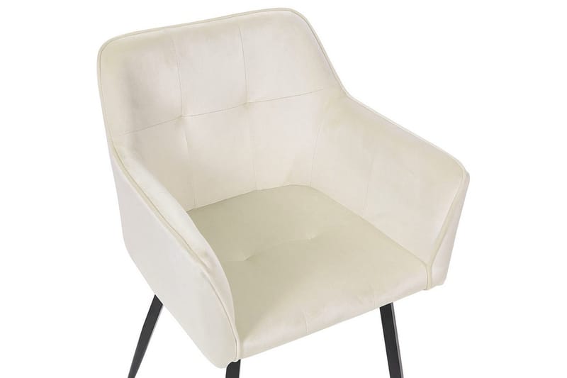 Sæt med 2 spiseborde Jasmin - Beige, sort - Møbler - Stole & lænestole - Spisebordsstole & køkkenstole