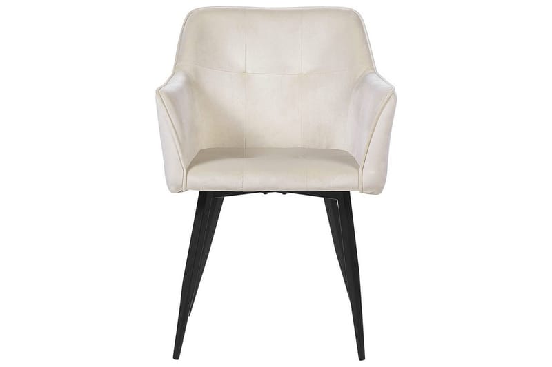 Sæt med 2 spiseborde Jasmin - Beige, sort - Møbler - Stole & lænestole - Spisebordsstole & køkkenstole