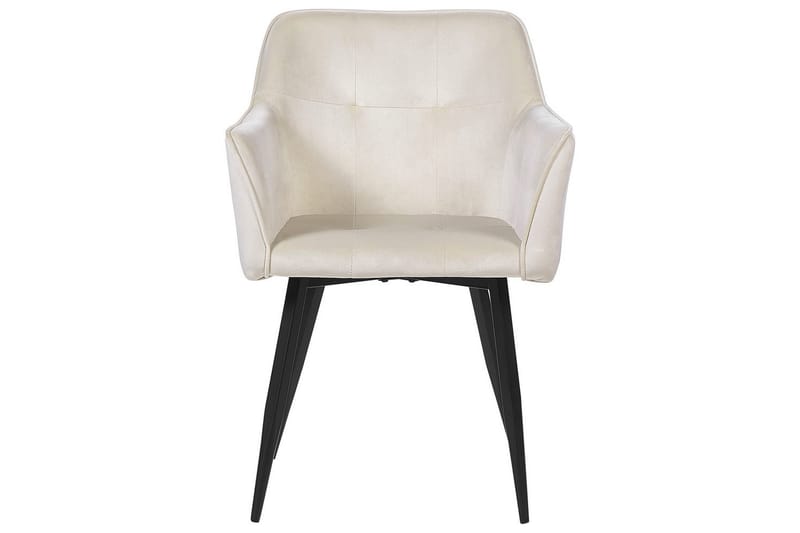 Sæt med 2 spiseborde Jasmin - Beige, sort - Møbler - Stole & lænestole - Spisebordsstole & køkkenstole