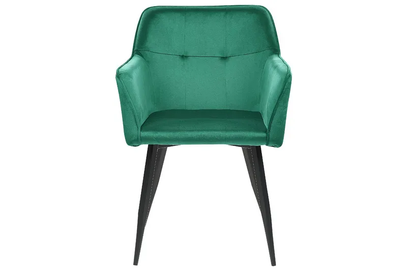 Sæt med 2 spiseborde Jasmin - Grøn, sort - Møbler - Stole & lænestole - Spisebordsstole & køkkenstole