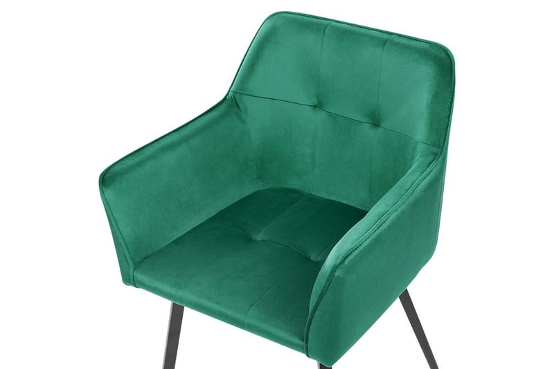 Sæt med 2 spiseborde Jasmin - Grøn, sort - Møbler - Stole & lænestole - Spisebordsstole & køkkenstole