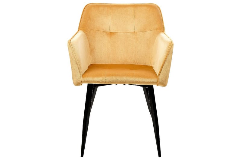 Sæt med 2 spiseborde Jasmin - Gul, sort - Møbler - Stole & lænestole - Spisebordsstole & køkkenstole