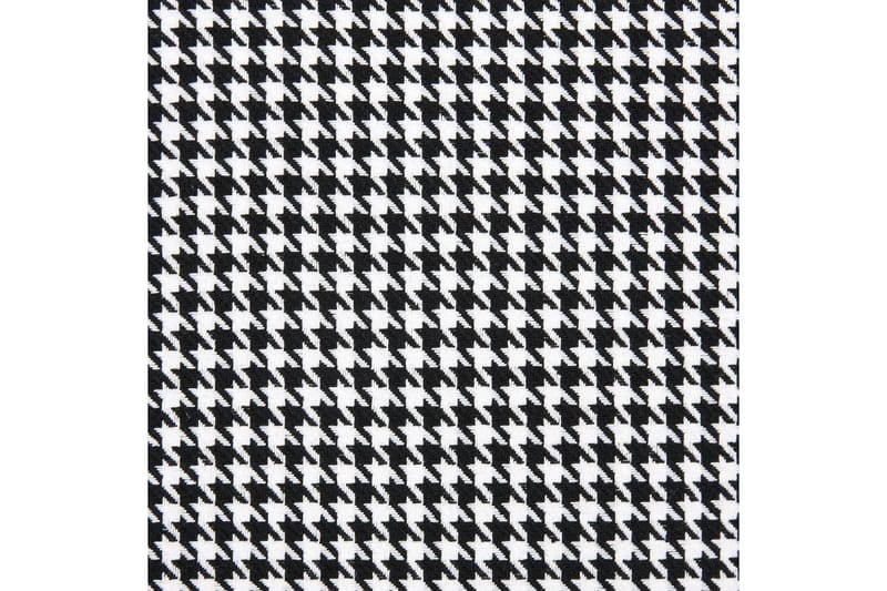 Sæt med 2 spiseborde Luana - Sort, Hvid/Polyester - Møbler - Stole & lænestole - Spisebordsstole & køkkenstole