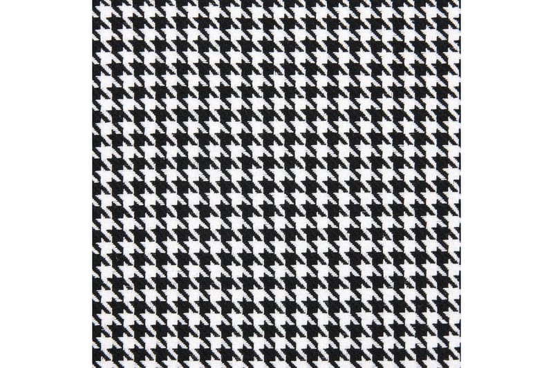 Sæt med 2 spiseborde Luana - Sort, Hvid/Polyester - Møbler - Stole & lænestole - Spisebordsstole & køkkenstole