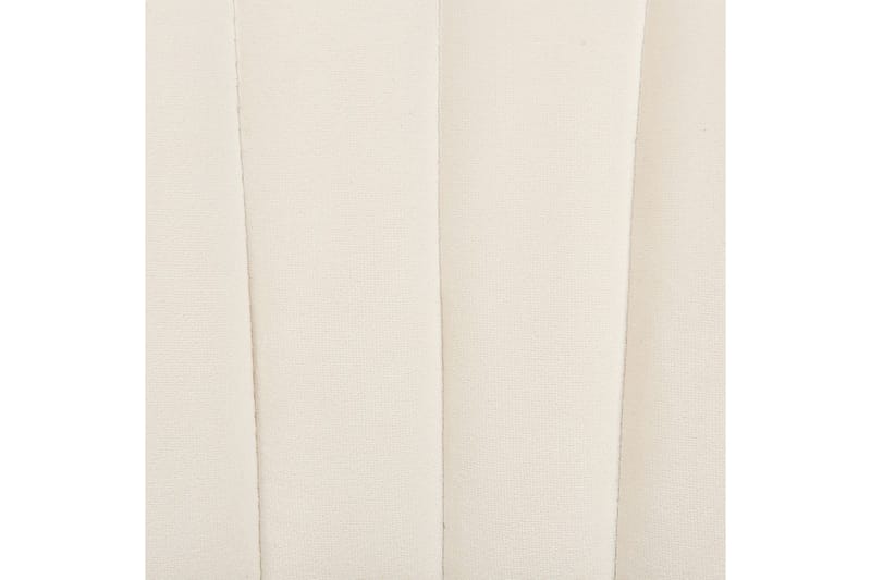 Sæt med 2 spiseborde Mariposa - Cremehvid, Sort/Fløjl - Møbler - Stole & lænestole - Spisebordsstole & køkkenstole