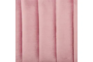 Sæt med 2 spiseborde Mariposa - Rosa, sort/fløjl - Møbler - Stole & lænestole - Spisebordsstole & køkkenstole