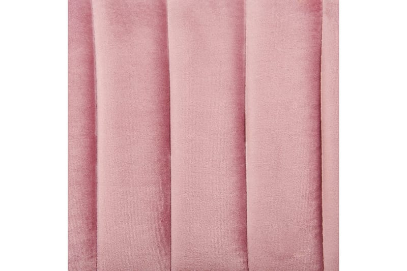 Sæt med 2 spiseborde Mariposa - Rosa, sort/fløjl - Møbler - Stole & lænestole - Spisebordsstole & køkkenstole