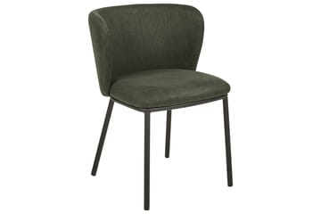 Sæt med 2 spiseborde Mina - Grøn, Sort/Polyester - Møbler - Stole & lænestole - Spisebordsstole & køkkenstole