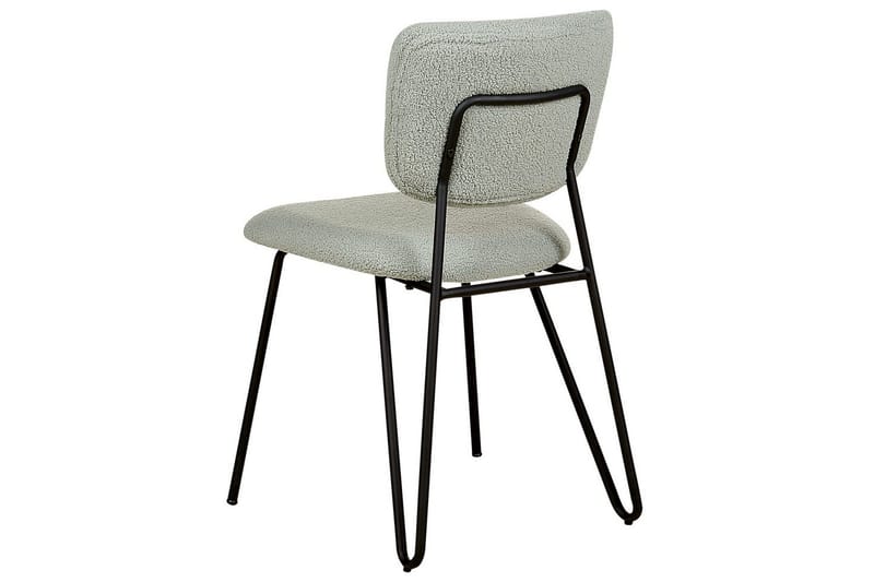 Sæt med 2 spiseborde Nelko - Grøn, sort - Møbler - Stole & lænestole - Spisebordsstole & køkkenstole