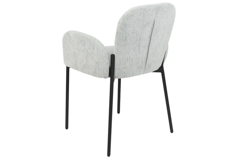 Sæt med 2 spisebordsstole Albee - Mintgrøn, Sort - Møbler - Stole & lænestole - Spisebordsstole & køkkenstole