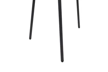 Sæt med 2 spisebordsstole Albee - Rosa, Sort - Møbler - Stole & lænestole - Spisebordsstole & køkkenstole