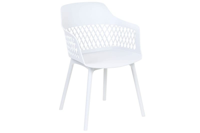 Sæt med 2 spisebordsstole Almira - Hvid - Møbler - Stole & lænestole - Spisebordsstole & køkkenstole