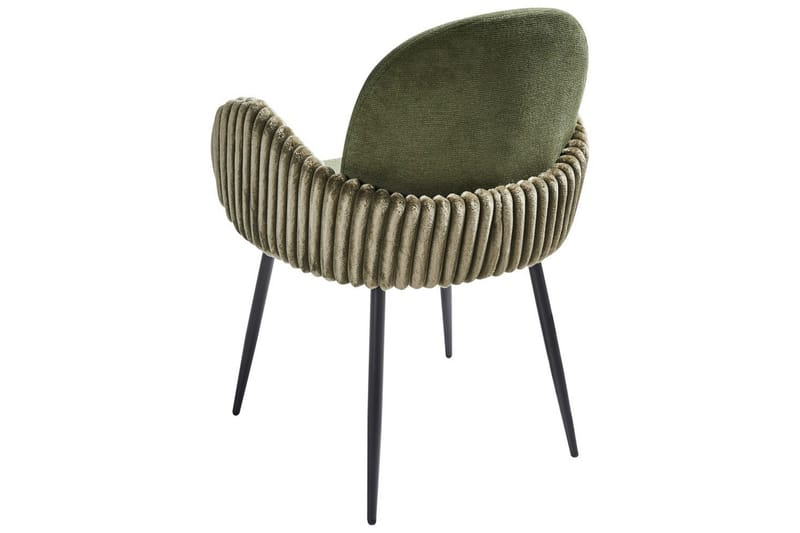 Sæt med 2 spisebordsstole Amity - Grøn, sort - Møbler - Stole & lænestole - Spisebordsstole & køkkenstole
