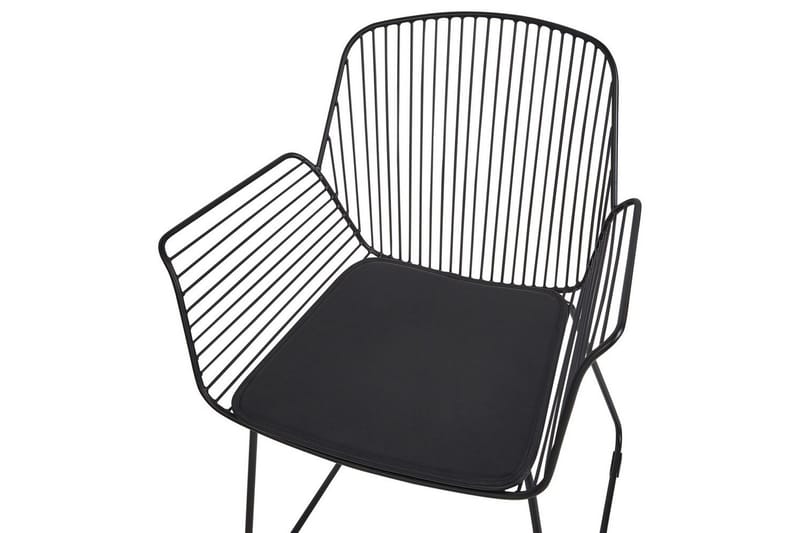 Sæt med 2 spisebordsstole Appleton - Sort - Møbler - Stole & lænestole - Spisebordsstole & køkkenstole