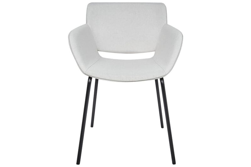 Sæt med 2 spisebordsstole Axtel - Grå, sort - Møbler - Stole & lænestole - Spisebordsstole & køkkenstole