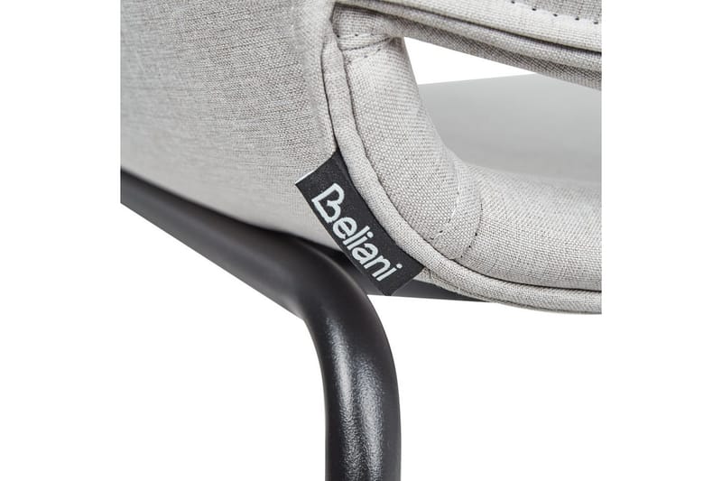 Sæt med 2 spisebordsstole Axtel - Grå, sort - Møbler - Stole & lænestole - Spisebordsstole & køkkenstole