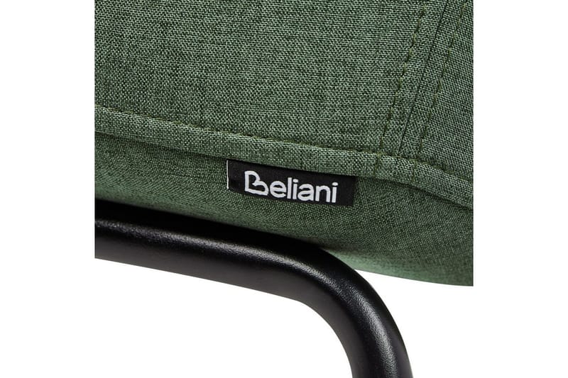 Sæt med 2 spisebordsstole Belfield - Grøn, sort - Møbler - Stole & lænestole - Spisebordsstole & køkkenstole