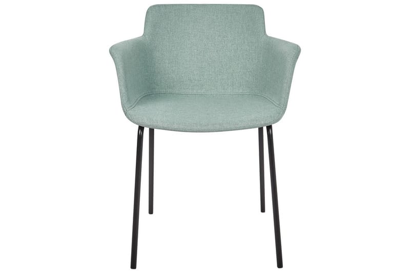 Sæt med 2 spisebordsstole Belfield - Mintgrøn, Sort - Møbler - Stole & lænestole - Spisebordsstole & køkkenstole