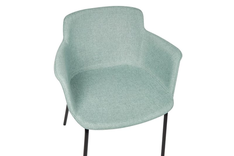 Sæt med 2 spisebordsstole Belfield - Mintgrøn, Sort - Møbler - Stole & lænestole - Spisebordsstole & køkkenstole