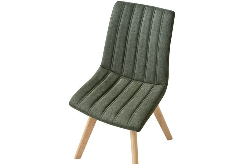 Sæt med 2 spisebordsstole Calgary - Grønt, lyst træ - Møbler - Stole & lænestole - Spisebordsstole & køkkenstole