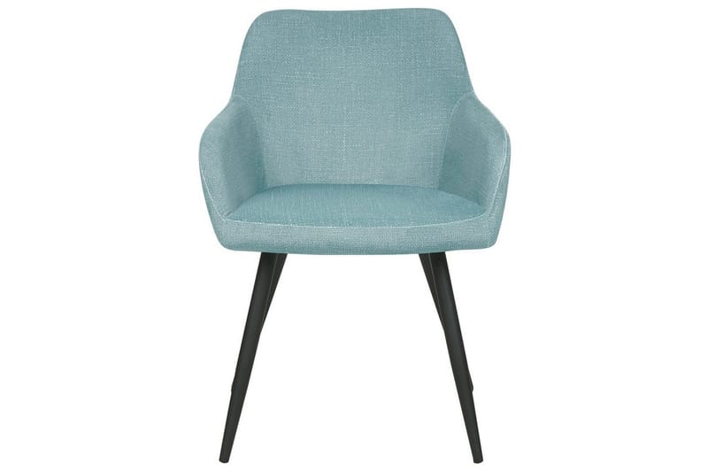 Sæt med 2 spisebordsstole Casmalia - Blå, Sort - Møbler - Stole & lænestole - Spisebordsstole & køkkenstole