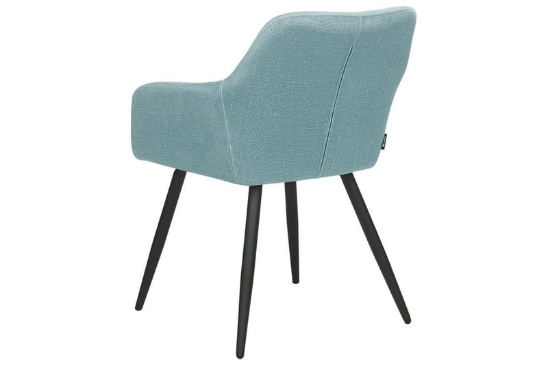 Sæt med 2 spisebordsstole Casmalia - Blå, Sort - Møbler - Stole & lænestole - Spisebordsstole & køkkenstole