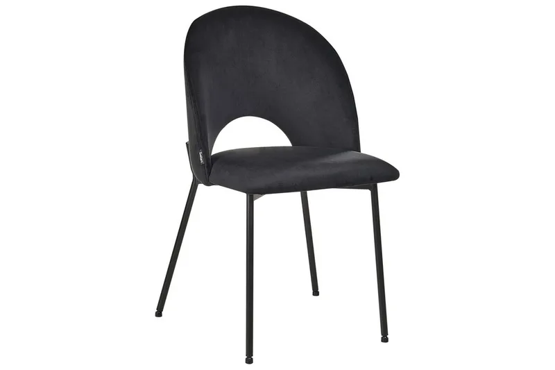 Sæt med 2 spisebordsstole Covelo - Sort - Møbler - Stole & lænestole - Spisebordsstole & køkkenstole