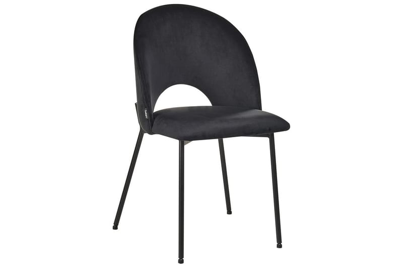 Sæt med 2 spisebordsstole Covelo - Sort - Møbler - Stole & lænestole - Spisebordsstole & køkkenstole