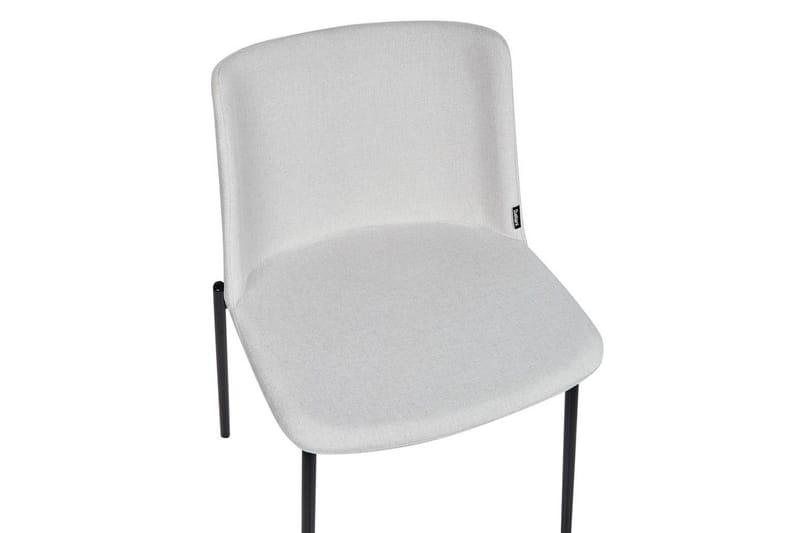 Sæt med 2 spisebordsstole Esbon - Grå, sort - Møbler - Stole & lænestole - Spisebordsstole & køkkenstole