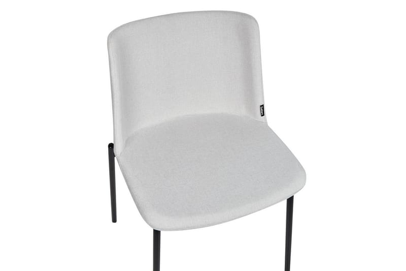 Sæt med 2 spisebordsstole Esbon - Grå, sort - Møbler - Stole & lænestole - Spisebordsstole & køkkenstole