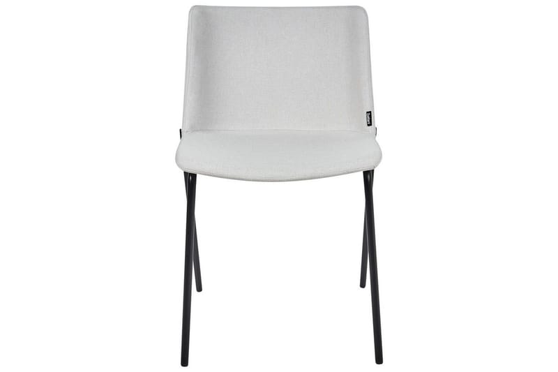 Sæt med 2 spisebordsstole Esbon - Grå, sort - Møbler - Stole & lænestole - Spisebordsstole & køkkenstole