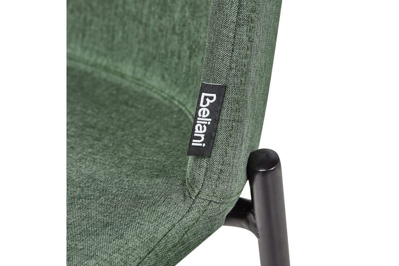 Sæt med 2 spisebordsstole Esbon - Grøn, sort - Møbler - Stole & lænestole - Spisebordsstole & køkkenstole