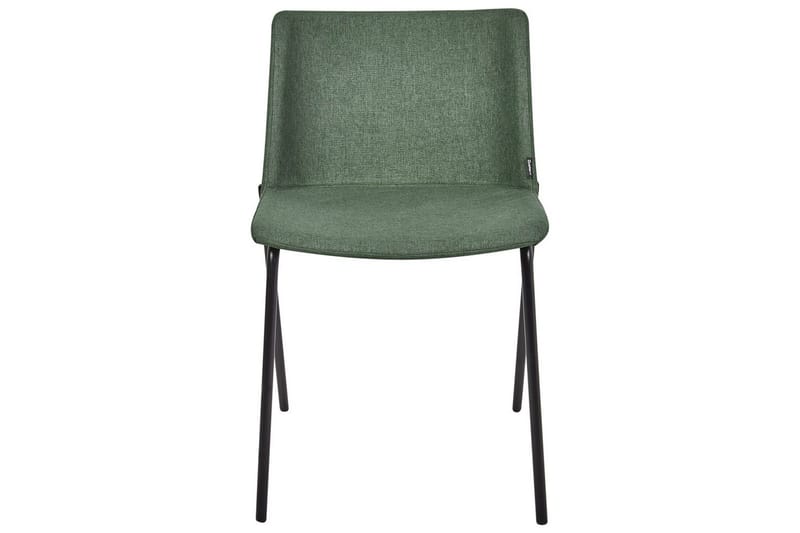 Sæt med 2 spisebordsstole Esbon - Grøn, sort - Møbler - Stole & lænestole - Spisebordsstole & køkkenstole