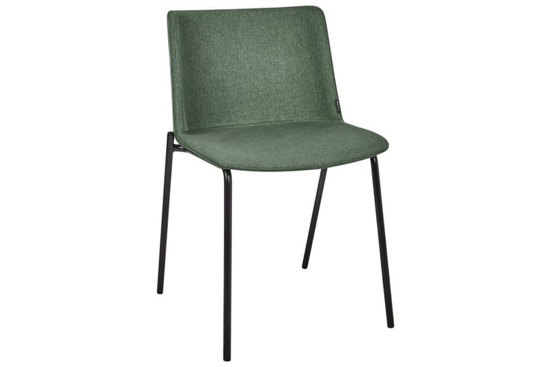 Sæt med 2 spisebordsstole Esbon - Grøn, sort - Møbler - Stole & lænestole - Spisebordsstole & køkkenstole
