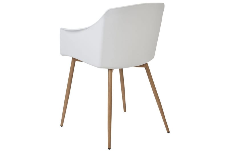 Sæt med 2 spisebordsstole Fonda ll - Hvid, lyst træ - Møbler - Stole & lænestole - Spisebordsstole & køkkenstole