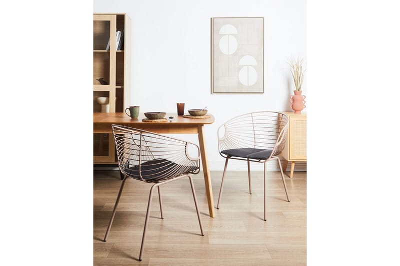 Sæt med 2 spisebordsstole Hoback - Møbler - Stole & lænestole - Spisebordsstole & køkkenstole