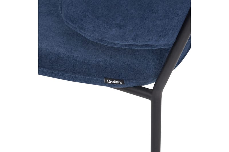 Sæt med 2 spisebordsstole Kiana - Blå, sort - Møbler - Stole & lænestole - Spisebordsstole & køkkenstole
