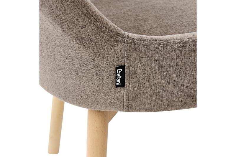 Sæt med 2 spisebordsstole Melfort - Brunt, lyst træ - Møbler - Stole & lænestole - Spisebordsstole & køkkenstole