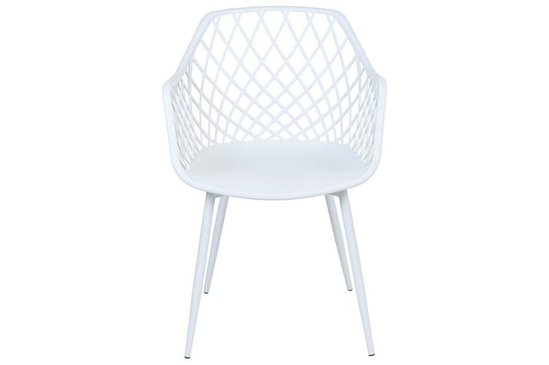 Sæt med 2 spisebordsstole Nashua ll - Hvid - Møbler - Stole & lænestole - Spisebordsstole & køkkenstole