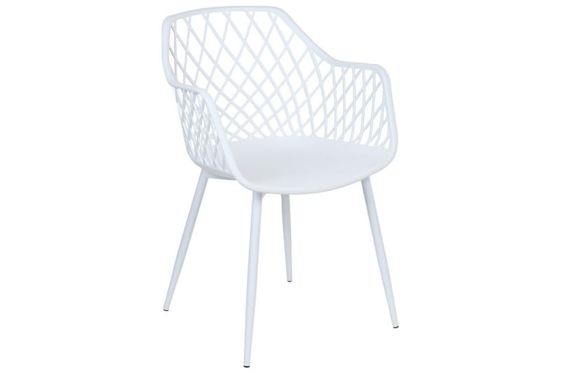 Sæt med 2 spisebordsstole Nashua ll - Hvid - Møbler - Stole & lænestole - Spisebordsstole & køkkenstole