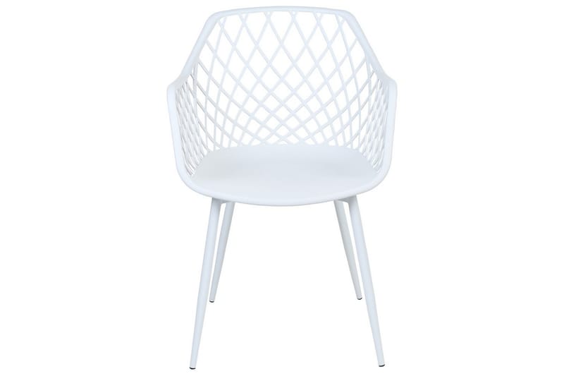 Sæt med 2 spisebordsstole Nashua ll - Hvid - Møbler - Stole & lænestole - Spisebordsstole & køkkenstole