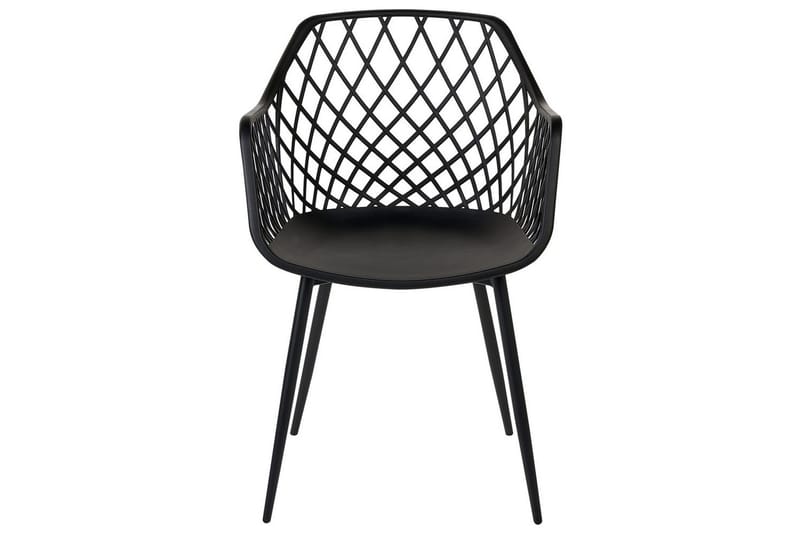 Sæt med 2 spisebordsstole Nashua ll - Sort - Møbler - Stole & lænestole - Spisebordsstole & køkkenstole