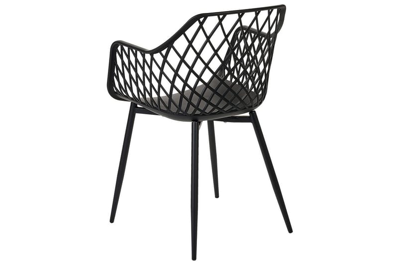 Sæt med 2 spisebordsstole Nashua ll - Sort - Møbler - Stole & lænestole - Spisebordsstole & køkkenstole