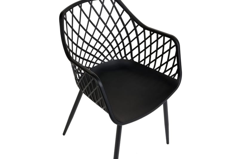 Sæt med 2 spisebordsstole Nashua ll - Sort - Møbler - Stole & lænestole - Spisebordsstole & køkkenstole