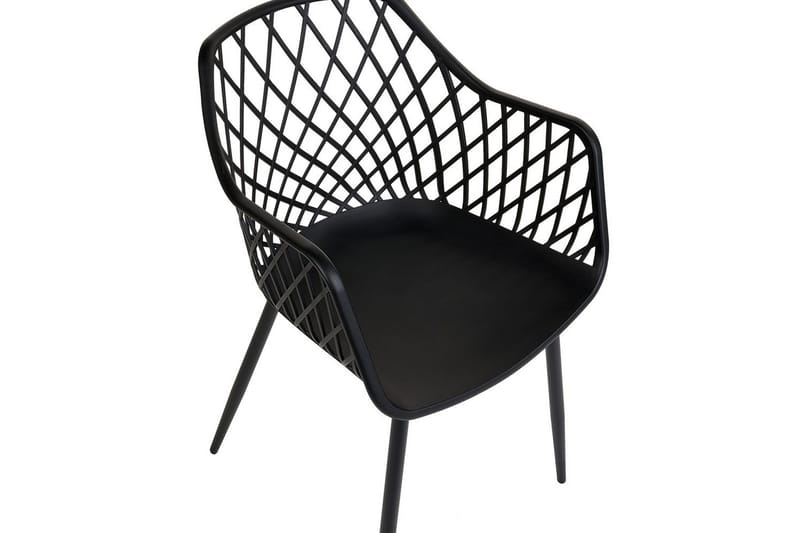 Sæt med 2 spisebordsstole Nashua ll - Sort - Møbler - Stole & lænestole - Spisebordsstole & køkkenstole