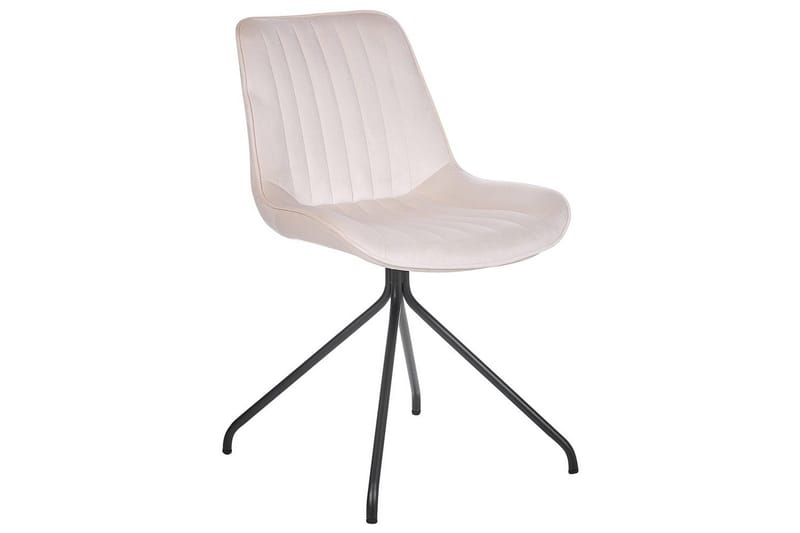 Sæt med 2 spisebordsstole Navasota - Beige - Møbler - Stole & lænestole - Spisebordsstole & køkkenstole